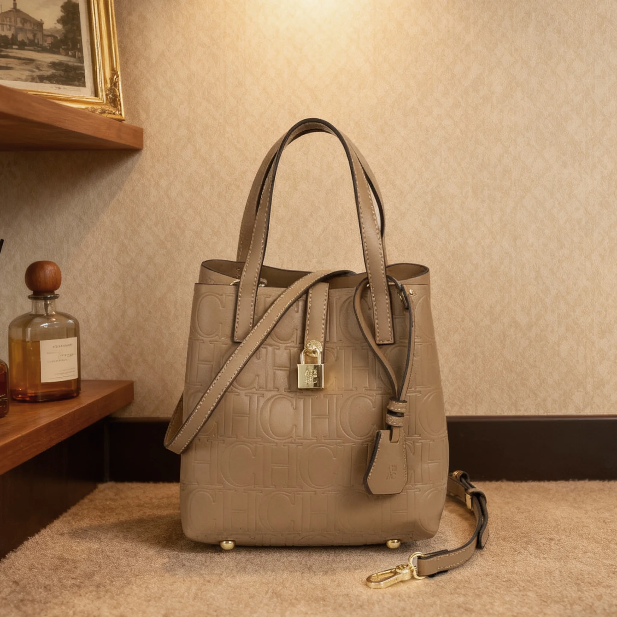 Bolsa Tote Embossed Letter: Elegância em Relevo e Design Atemporal - Imagem 4