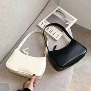 Bolsa Shoulder Retro Soft: O Charme Minimalista dos Anos 90