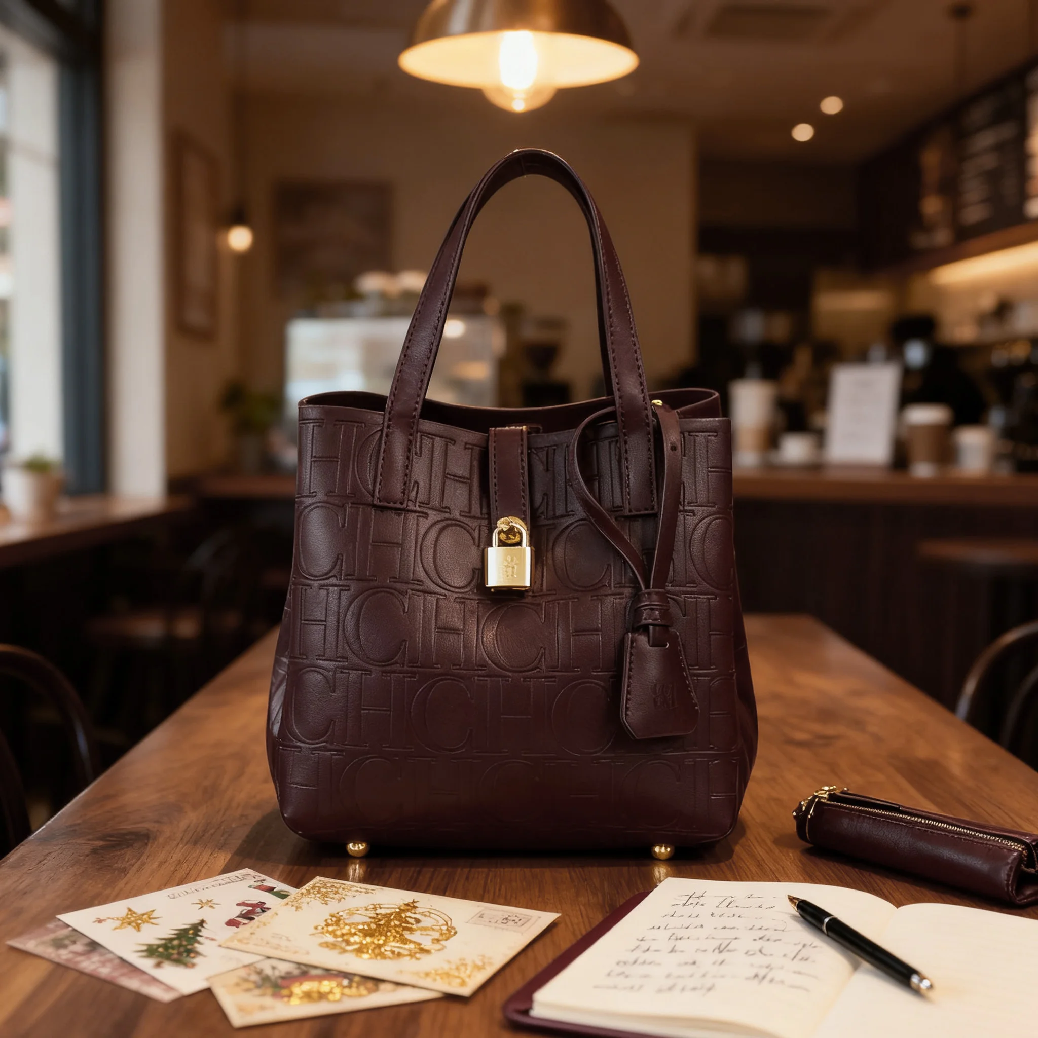 Bolsa Tote Embossed Letter: Elegância em Relevo e Design Atemporal - Imagem 5